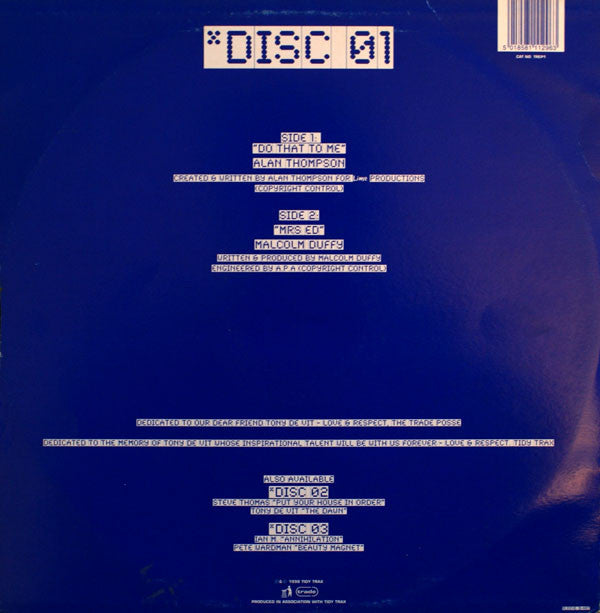 Alan Thompson / Malcolm Duffy : Trade EP Disc 01 (12", EP)