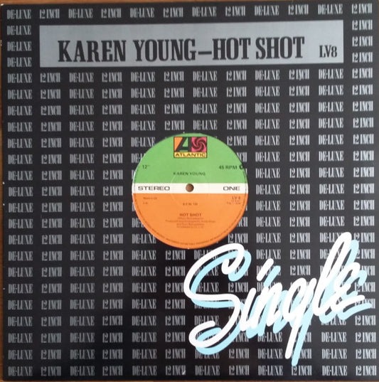 Karen Young : Hot Shot (12", Single, RE)