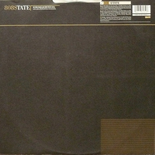 808 State : In Yer Face (12", Single)