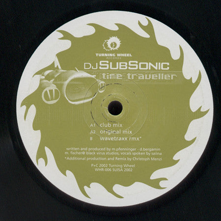 DJ SubSonic : Time Traveller (12")