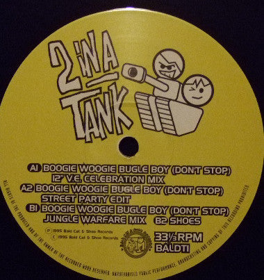 2 In A Tank : Boogie Woogie Bugle Boy (Don't Stop) (12")
