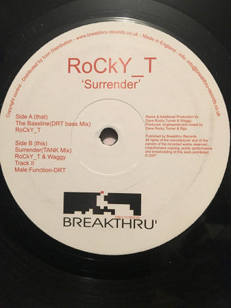 RoCkY_T : The Bassline (12", EP)