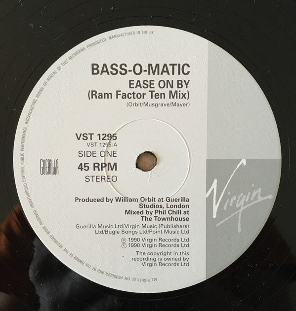 Bassomatic : Ease On By (12", Single)