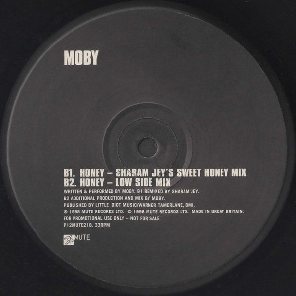 Moby : Honey (12", Single, Promo)