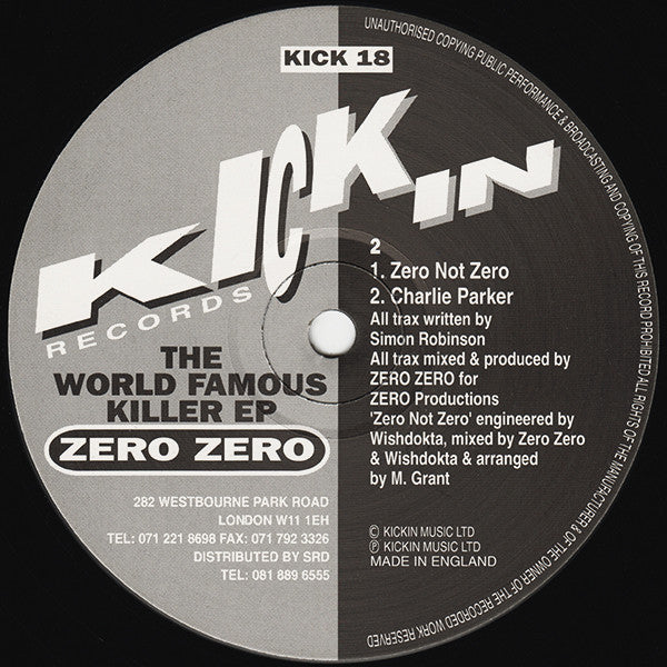 Zero Zero : The World Famous Killer EP (12", EP)