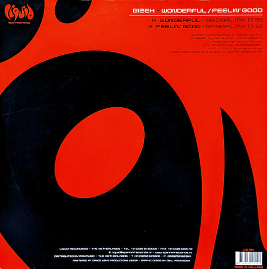 Gizeh : Wonderful / Feelin' Good (12")