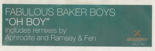The Fabulous Baker Boys : Oh Boy (Remixes) (10", Promo)