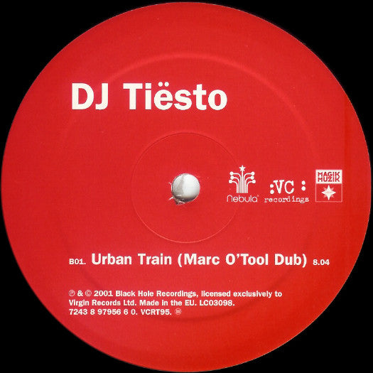 DJ Tiësto : Urban Train (12", Single)