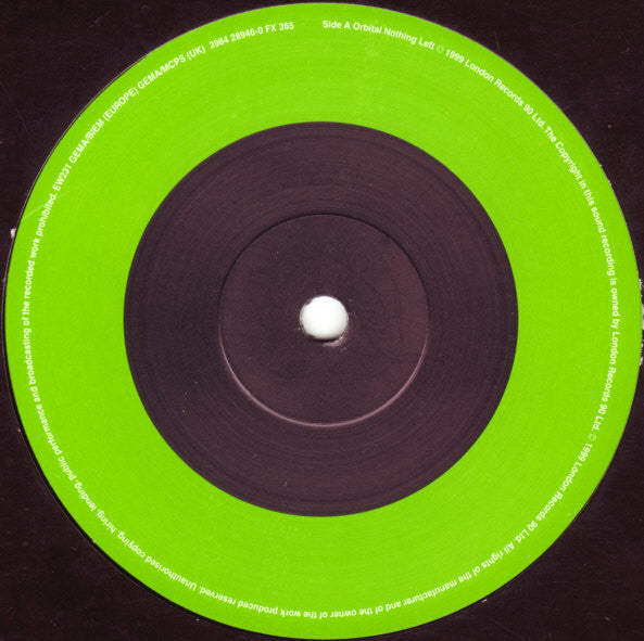 Orbital : Nothing Left (12", Single)