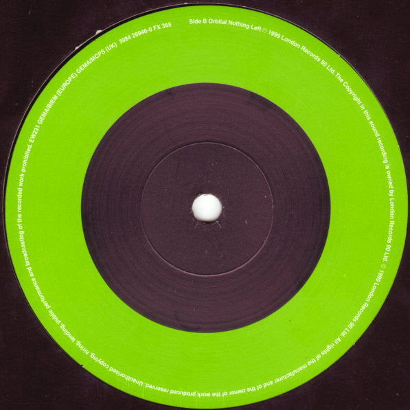 Orbital : Nothing Left (12", Single)