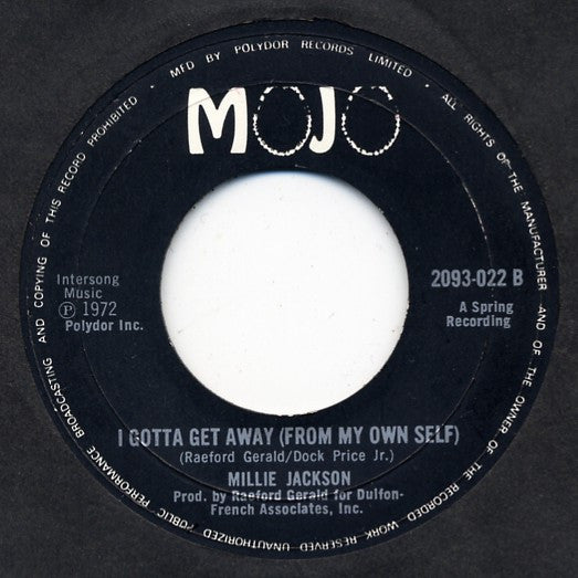 Millie Jackson : My Man, A Sweet Man (7", Single, Pap)