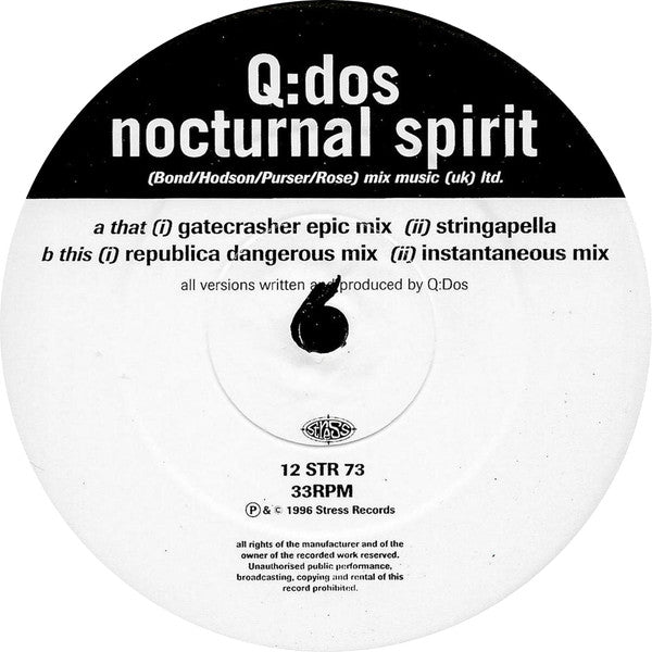 Q:Dos : Nocturnal Spirit (12")