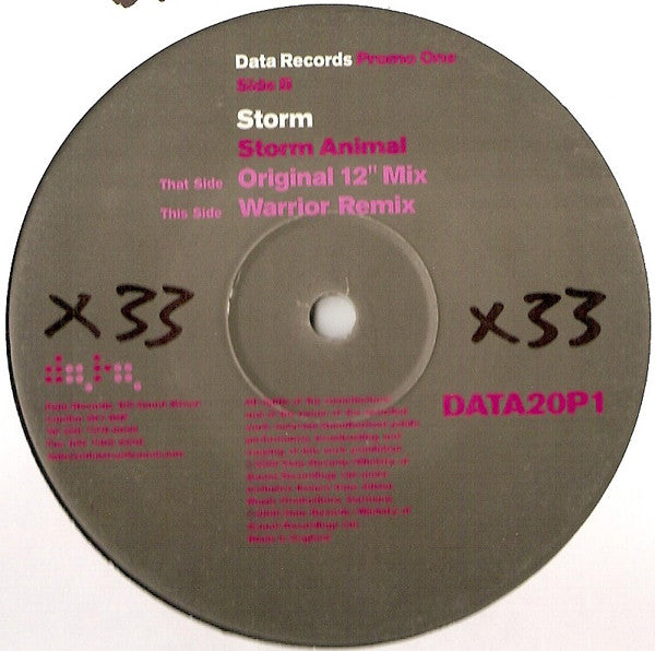Storm : Storm Animal (12", Promo, One)