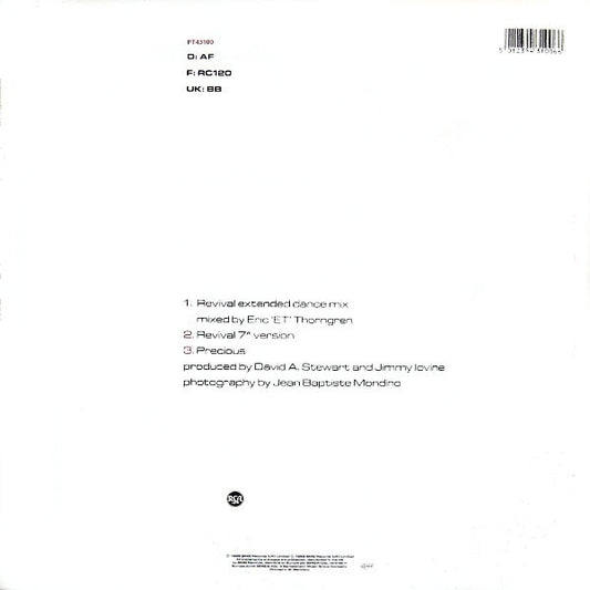 Eurythmics : Revival (12", Maxi)