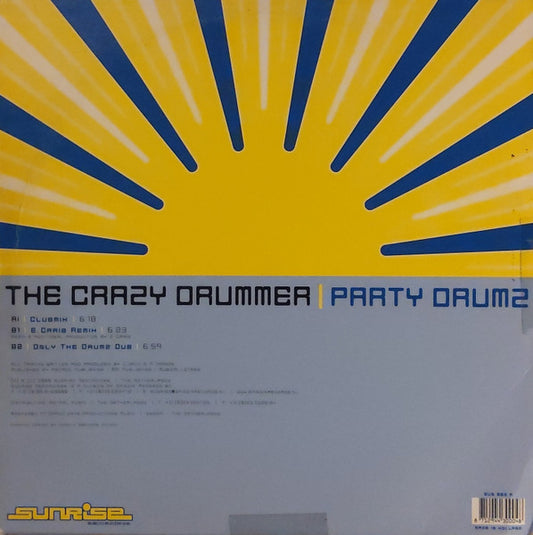 The Crazy Drummer : Party Drumz (12")