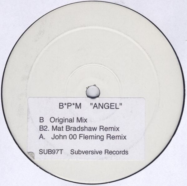 B*P*M : Angel (12", W/Lbl)