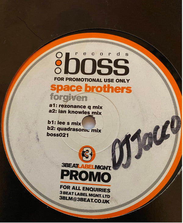 The Space Brothers : Forgiven (12", Promo)