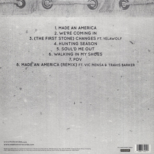 The Fever 333 : Made An America (12", S/Sided, EP, Scr)