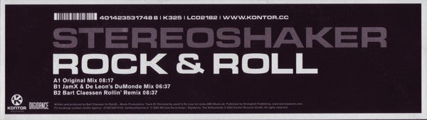 Stereoshaker : Rock & Roll (12")