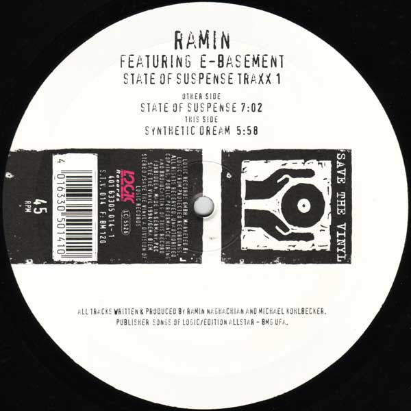 Ramin* Featuring E-Basement* : State Of Suspense Traxx 1 (12")