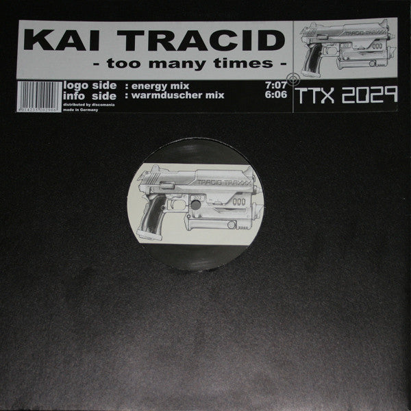 Kai Tracid : Too Many Times (12")