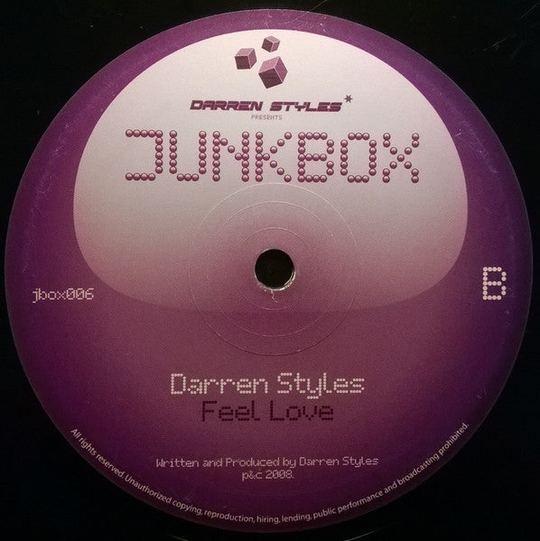 Darren Styles : Flashlight / Feel Love (12")