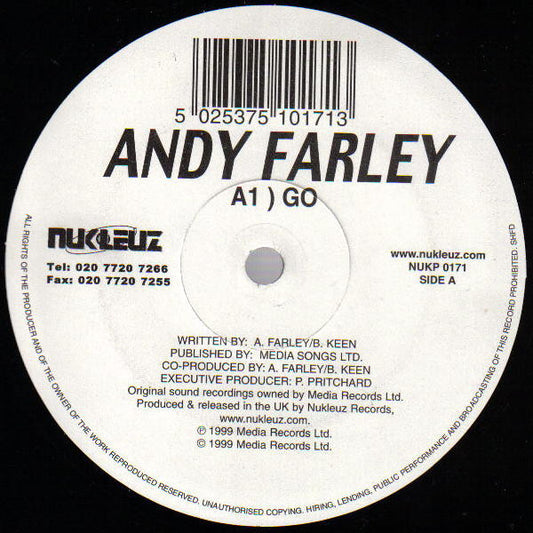 Andy Farley : Go / Sassy Bo Bo (12")