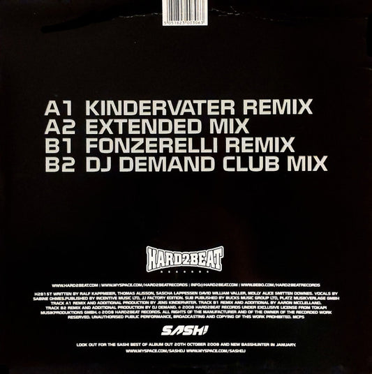 Sash! Feat. Stunt : Raindrops (Encore Une Fois) (12", Single)