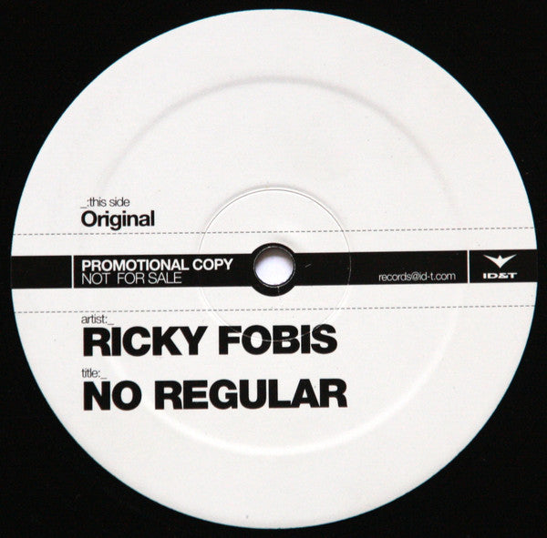Ricky Fobis : No Regular (12", S/Sided, Promo)