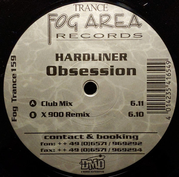 Hardliner : Obsession (12")