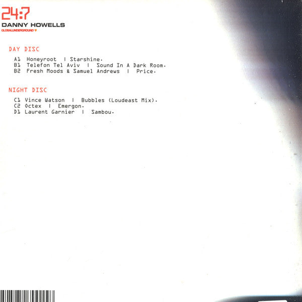 Danny Howells : 24:7 (2x12", Comp)