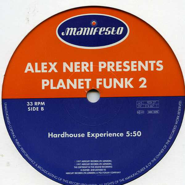 Alex Neri : Planet Funk 2 (12")