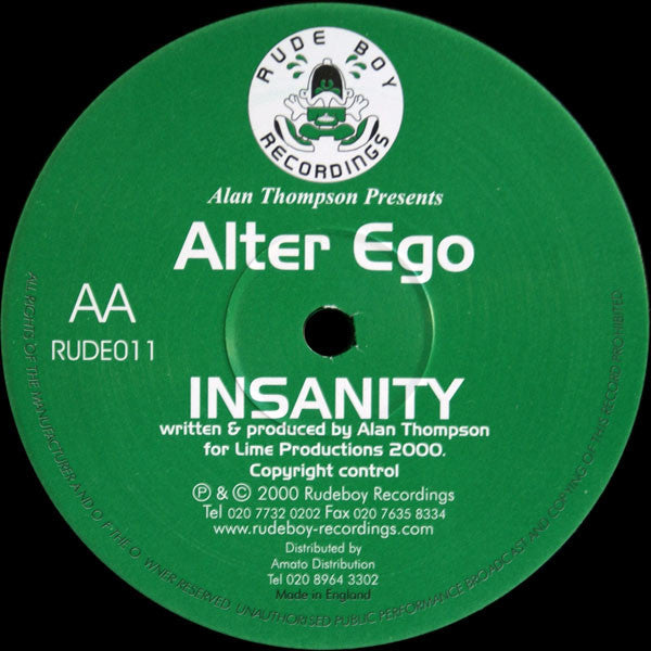 Alter Ego (2) : Reach Up / Insanity (12")
