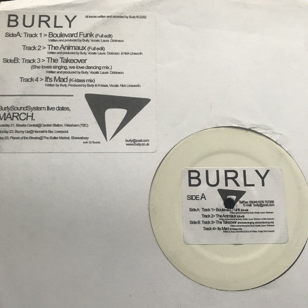 Burly : Burly EP (12", EP)