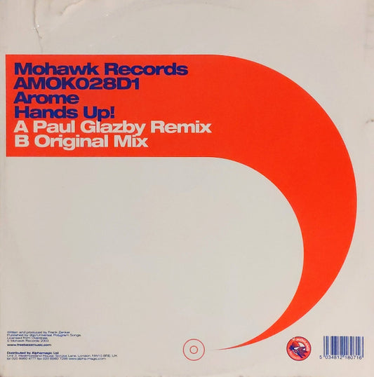 Arome : Hands Up!  (12")