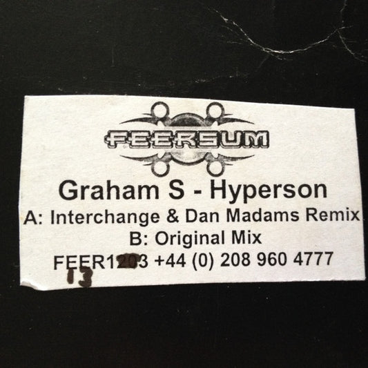 Graeme S : Hyperson (12", W/Lbl)