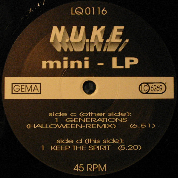 N.U.K.E. : Mini LP (2x12", MiniAlbum)