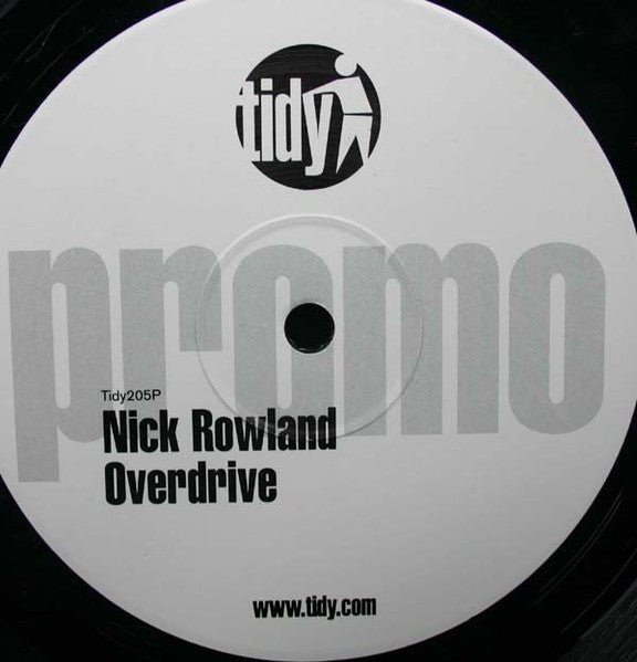 Nick Rowland : Overdrive / Fireball (12", Promo)