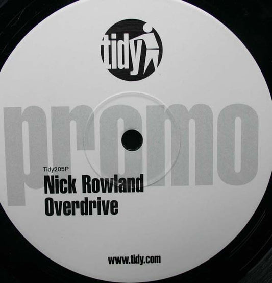 Nick Rowland : Overdrive / Fireball (12", Promo)