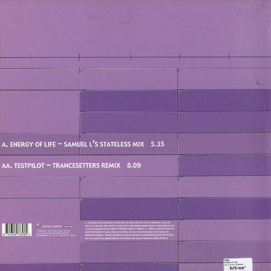 Jamez : Energy Of Life (12")
