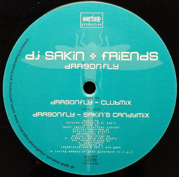 DJ Sakin & Friends : Dragonfly (12")