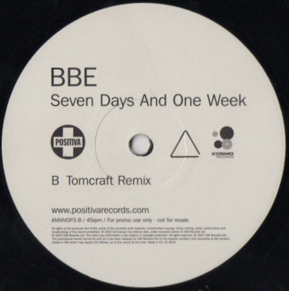 Various : Positiva Remixed Volume 5 (2x12", Ltd, Promo)
