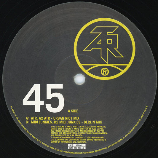 Atari Teenage Riot : ATR (12")