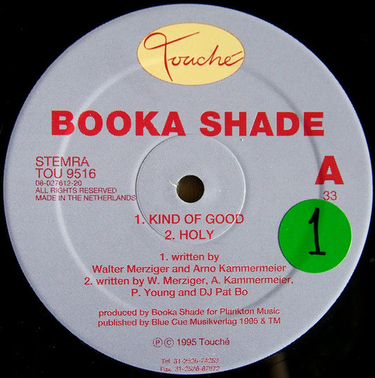 Booka Shade : Kind Of Good (12")