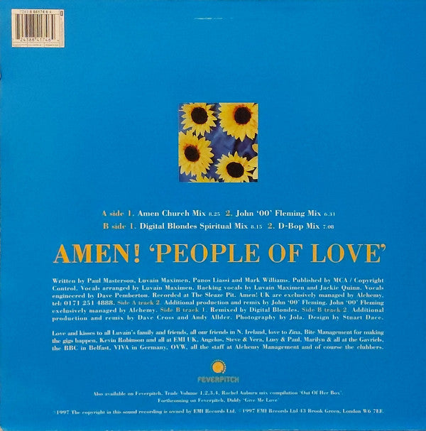 Amen! UK : People Of Love (12")