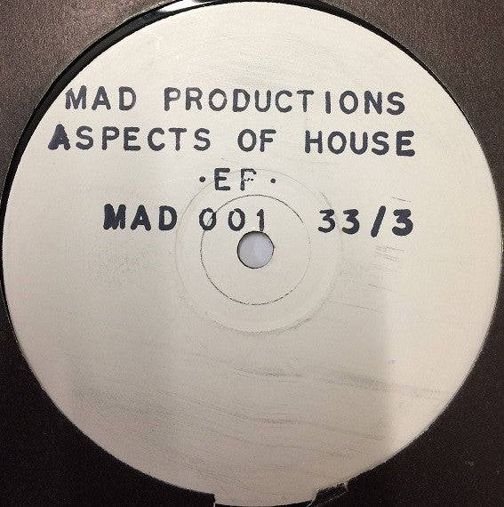 Mad Productions : Aspects Of House EP (12", Sta)