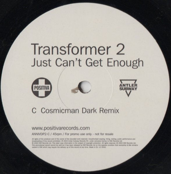 Various : Positiva Remixed Volume 2 (2x12", Ltd, Promo)