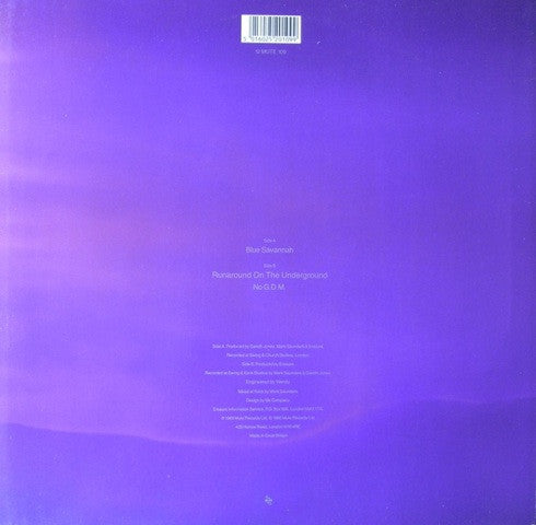 Erasure : Blue Savannah (12", Single)