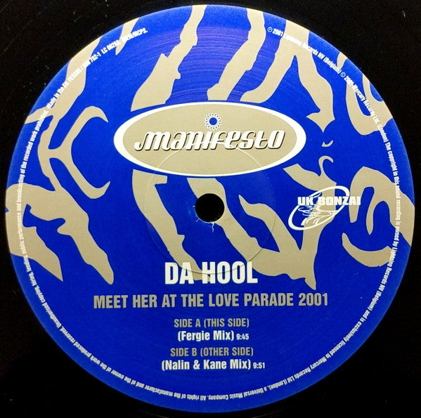 Da Hool : Meet Her At The Love Parade 2001 (12")