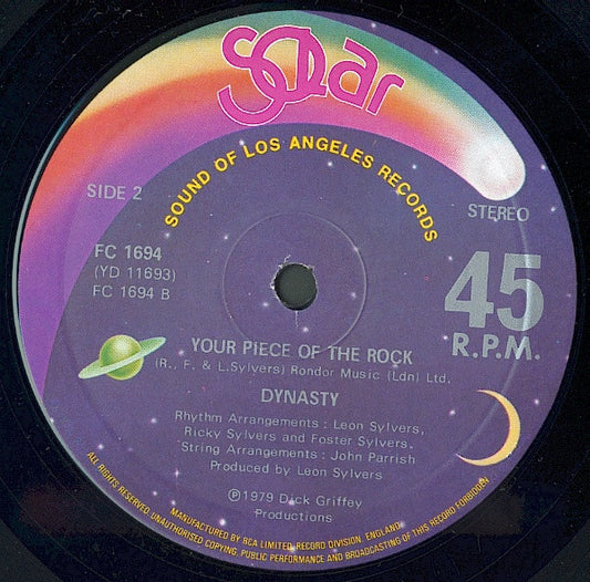 Dynasty : I Don't Want To Be A Freak (But I Can't Help Myself) (12", Single)